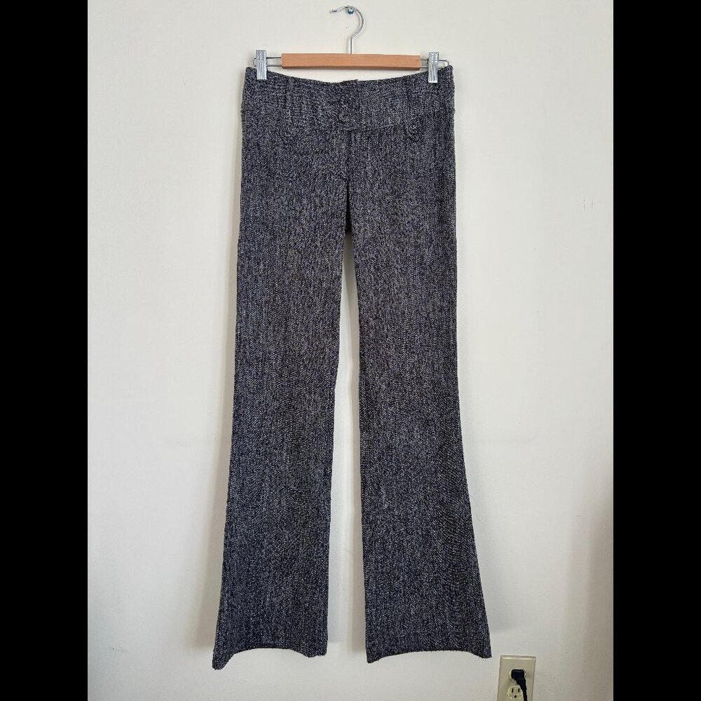 Grey Bootcut Trousers